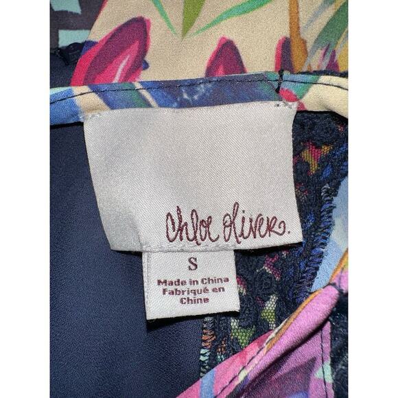 Chloe Oliver Anthropologie Floral Romper Size Small - Picture 8 of 8